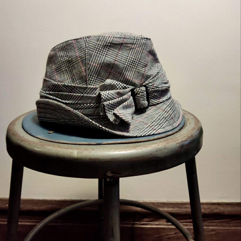 San Diego Hat Company plaid fedora hat
